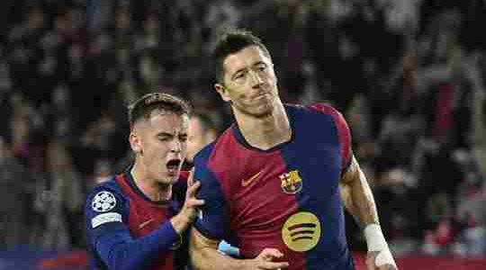 برشلونة يتفوق على بريست بثلاثة أهداف في دوري أبطال أوروبا