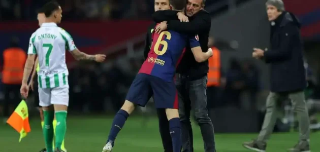 غافي يبعث برسالة دعم وتحفيز لزملائه في برشلونة عقب الهزيمة في الكلاسيكو