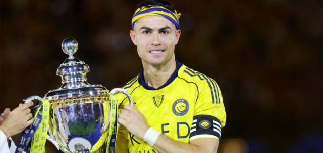 دموع وأهداف وطبلة تاريخية.. 3 مشاهد تلخص ليلة تتويج كريستيانو رونالدو مع النصر بلقب دوري روشن