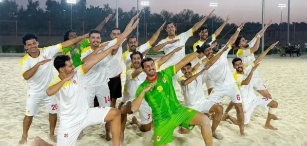 التضامن يتربع على عرش كرة القدم الشاطئية ويتأهل للدوري الممتاز رفقة القنفذة