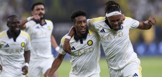 النصر بطلاً للدوري السعودي للمحترفين للمرة الرابعة في تاريخه برباعية في شباك ضمك