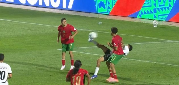 بضربة مزدوجة خيالية.. زياد سعودي يسجل هدف مصر الأول أمام المغرب في أمم إفريقيا للناشئين