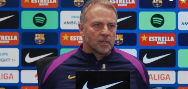 هانز فليك يشعل كلاسيكو الأرض: “لا أهتم بأزمات ريال مدريد وهدفي حسم الليجا في كامب نو”