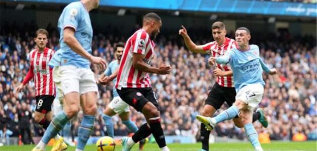 موعد والقناة الناقلة لمباراة مانشستر سيتي وبرينتفورد اليوم في الدوري الإنجليزي