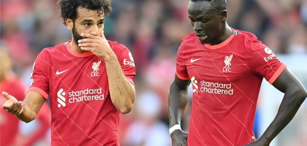 إنجاز ساديو ماني ينتظر محمد صلاح في مباراة ليفربول وبرينتفورد الأخيرة له