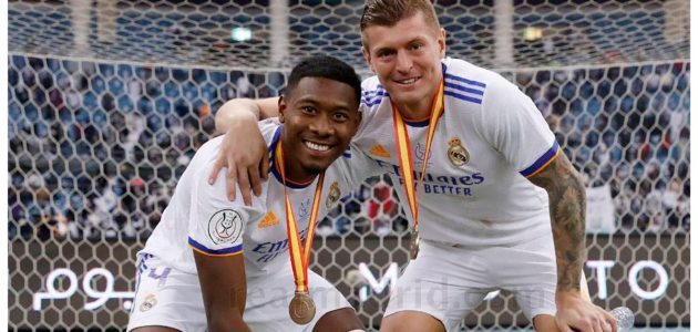 رسالة مؤثرة من توني كروس إلى ديفيد ألابا بعد إعلان رحيله عن ريال مدريد: «أثبتَّ خطأ الجميع»