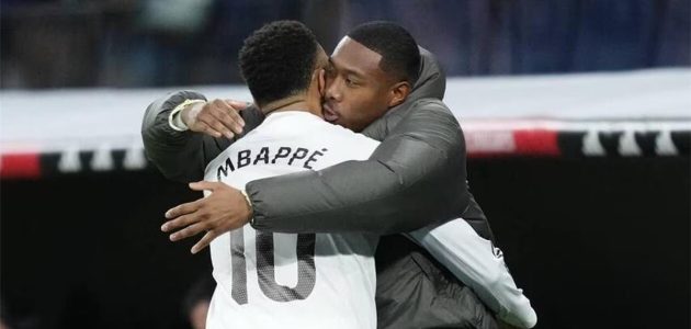 كلمات مؤثرة.. رسالة مبابي إلى ديفيد ألابا بعد رحيله الرسمي عن ريال مدريد