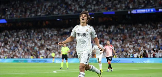 فيديو | جونزالو جارسيا يفتتح التسجيل لـ ريال مدريد أمام أتلتيك بلباو في ليلة وداع كارفاخال
