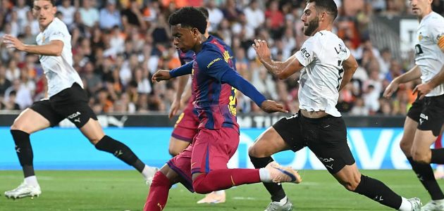 ترتيب الدوري الإسباني بعد خسارة برشلونة أمام فالنسيا وفوز ريال مدريد على أتلتيك بلباو