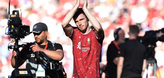 وجهة أندي روبرتسون القادمة.. نجم ليفربول يستقر على ناديه الجديد في الدوري الإنجليزي