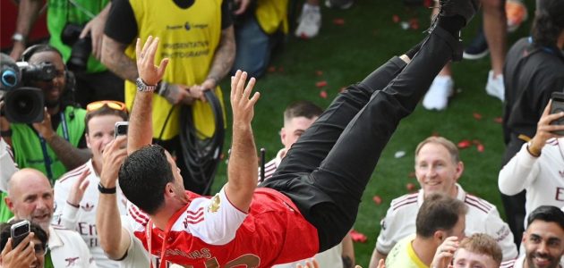غضب ميكيل أرتيتا بعد تسريب فيديو مثير قبل نهائي دوري أبطال أوروبا ضد باريس سان جيرمان