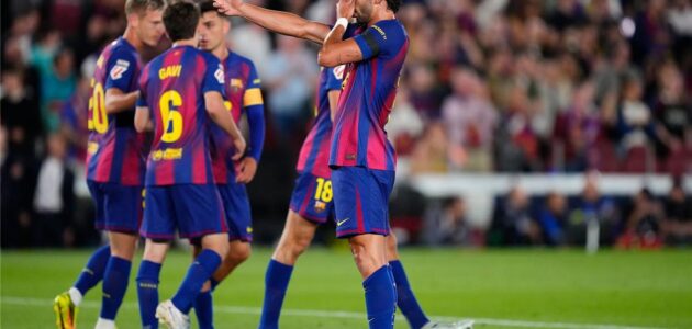 برشلونة يروض ريال مدريد بثنائية ويحسم لقب الدوري الإسباني في ليلة “كامب نو” التاريخية