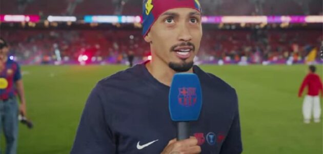 رافينها يفتح قلبه بعد ليلة التتويج: فليك أعاد لي الحياة وبرشلونة لا يعرف المستحيل