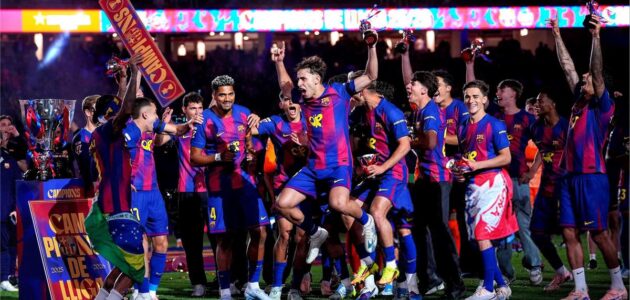 بيان رسمي من برشلونة بعد حسم الكلاسيكو والتتويج بلقب الدوري الإسباني 2026