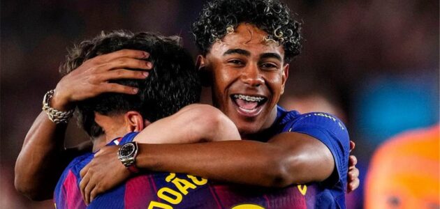 لفتة استثنائية.. لامين يامال يلهب مشاعر الجماهير العربية في احتفالات برشلونة بالدوري الإسباني
