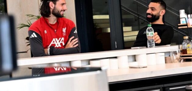 شاهد.. محمد صلاح يلهب تدريبات ليفربول بهدفين رائعين قبل صدام أستون فيلا الحاسم