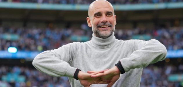 بيب جوارديولا يشيد بـ ‘سيمينيو’ ويودع ثنائي مانشستر سيتي التاريخي بعد حصد كأس الاتحاد الإنجليزي