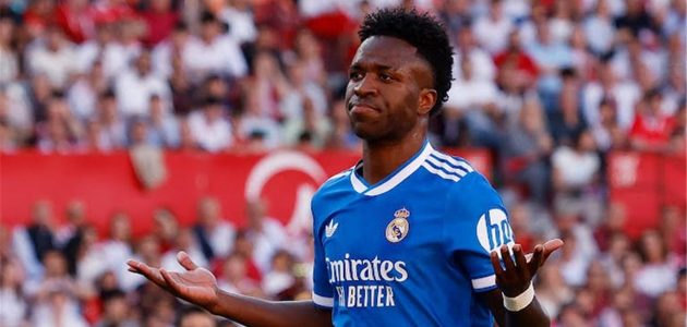 فينيسيوس جونيور يمنح ريال مدريد الأسبقية أمام إشبيلية في ليلة الحسم بالدوري الإسباني