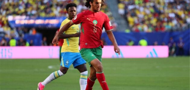 بعد توهجه أمام البرازيل.. أيوب بوعدي يحسم موقفه من اهتمام ليفربول وآرسنال