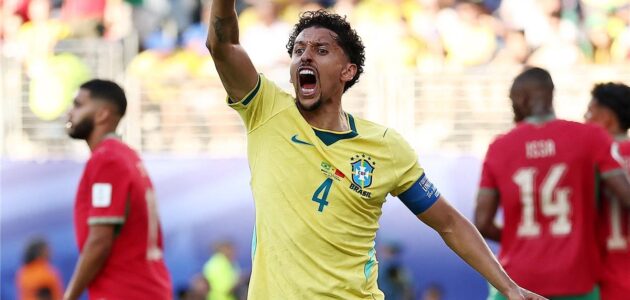 ماركينيوس يستحضر تجربة باريس سان جيرمان الملهمة بعد تعادل البرازيل والمغرب في كأس العالم 2026