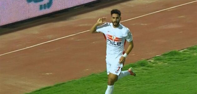 حسام أشرف يسطع برأسية ساحرة ويقود الزمالك إلى الفوز على منتخب السويس بتروجيت